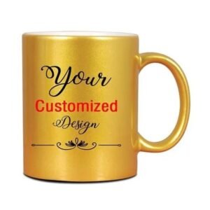 Customize your golden mug