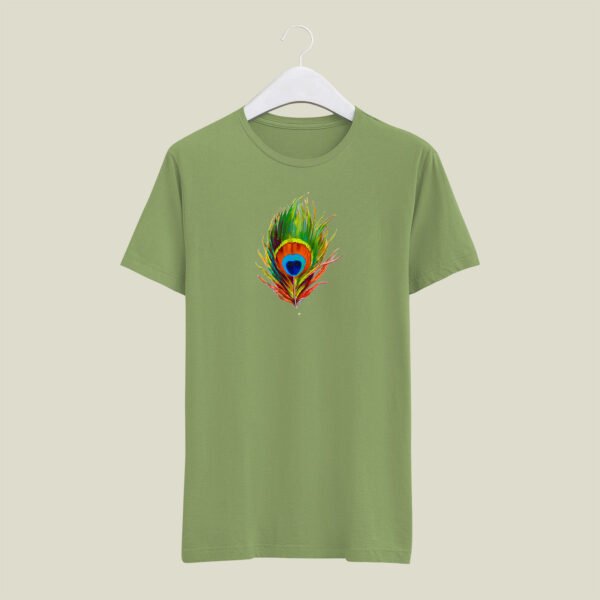 Mor pankh print round neck t-shirt - Image 11
