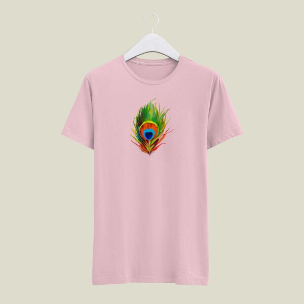 Mor pankh print round neck t-shirt - Image 2