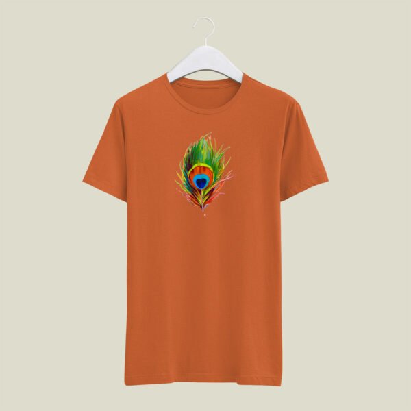 Mor pankh print round neck t-shirt - Image 7