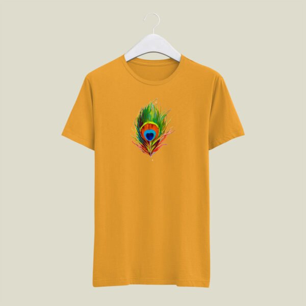 Mor pankh print round neck t-shirt - Image 6