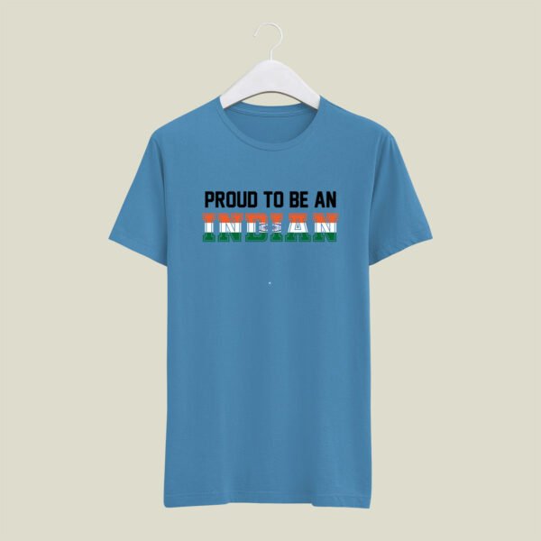 Proud to be indian print round neck t-shirt - Image 10