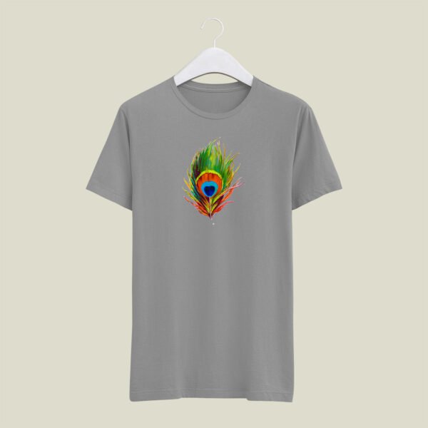 Mor pankh print round neck t-shirt - Image 5