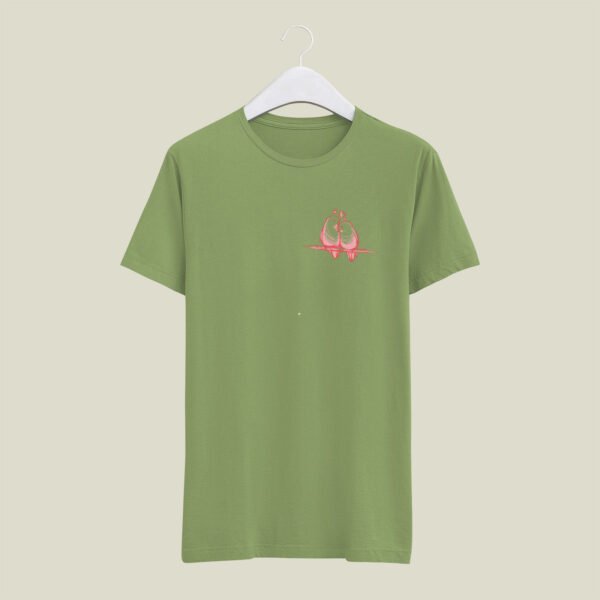 Bird print casual cotton t-shirt - Image 2