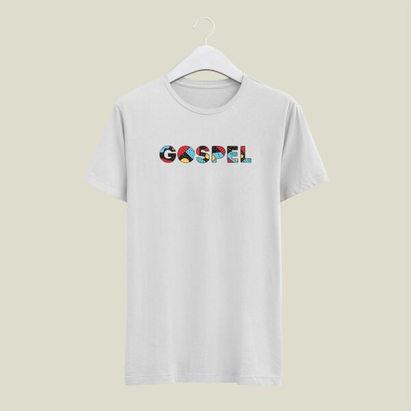 Gosphel print casual cotton T-SHIRT - Image 4