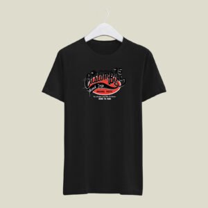 Custom 75 print casual cotton T-SHIRT