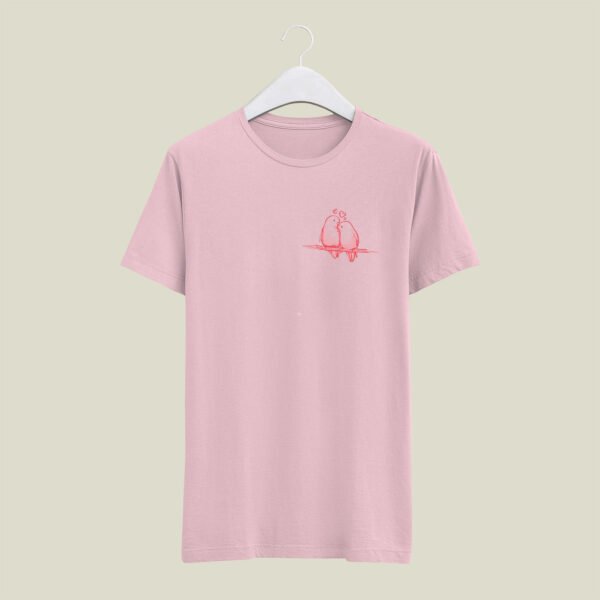 Bird print casual cotton t-shirt - Image 12