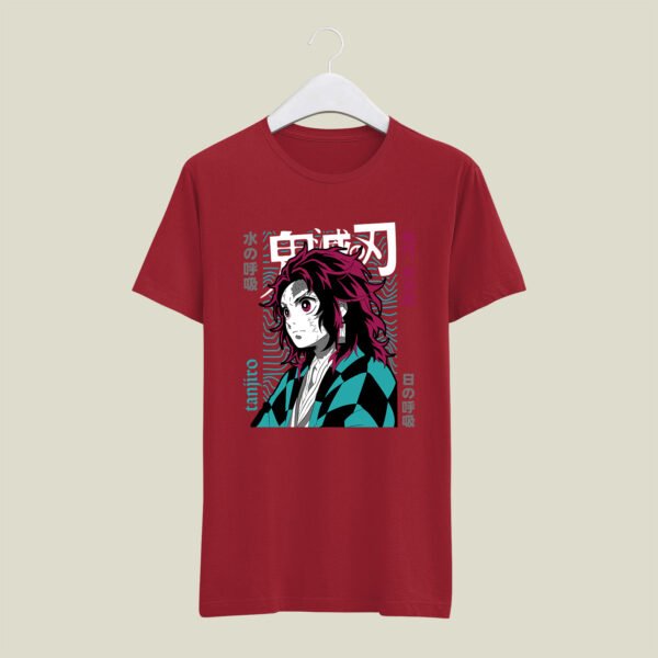 Tanjiro print cotton casual T-Shirt - Image 5