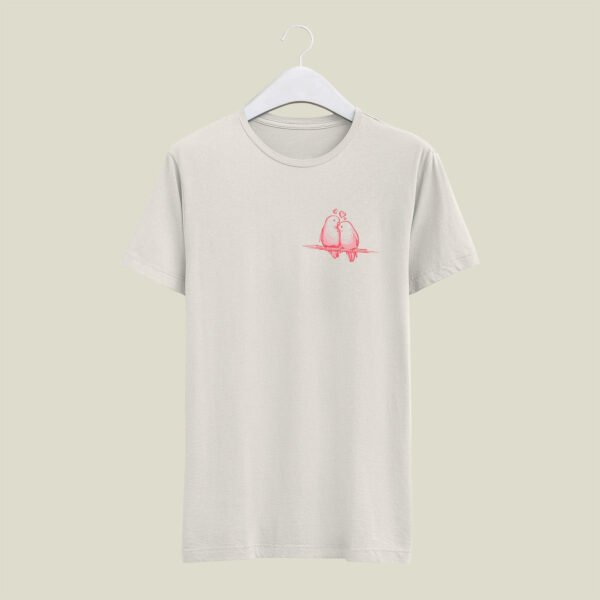 Bird print casual cotton t-shirt - Image 3