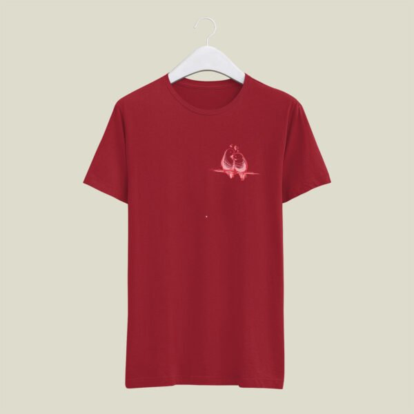 Bird print casual cotton t-shirt - Image 4