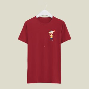 Cartoon print casual cotton T-Shirt