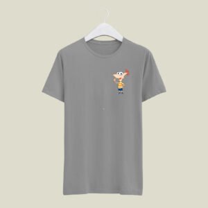 Cartoon print casual cotton T-Shirt