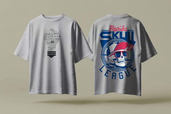 Casual printed oversized t-shirt (240 GSM)