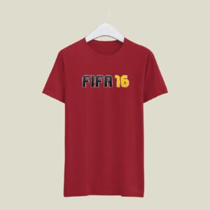 FIFA16 print casual cotton T-SHIRT