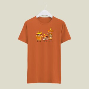 Nepali tradition print casual cotton T-Shirt