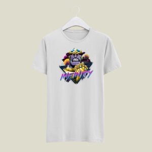Infinity print casual cotton T-SHIRT