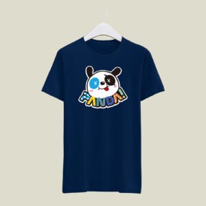 Panda print casual cotton T-SHIRT (180 GSM)