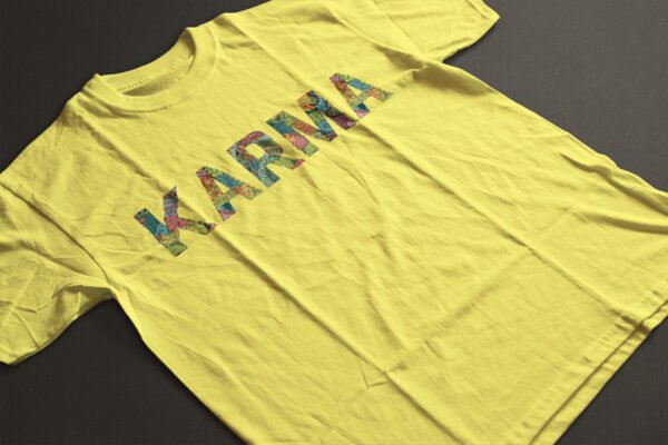 Karma print casual T-SHIRT (180 GSM) - Image 2