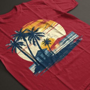 Casual printed cotton T-SHIRT